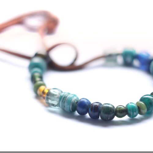 pulsera de cuarzos tipo planetas