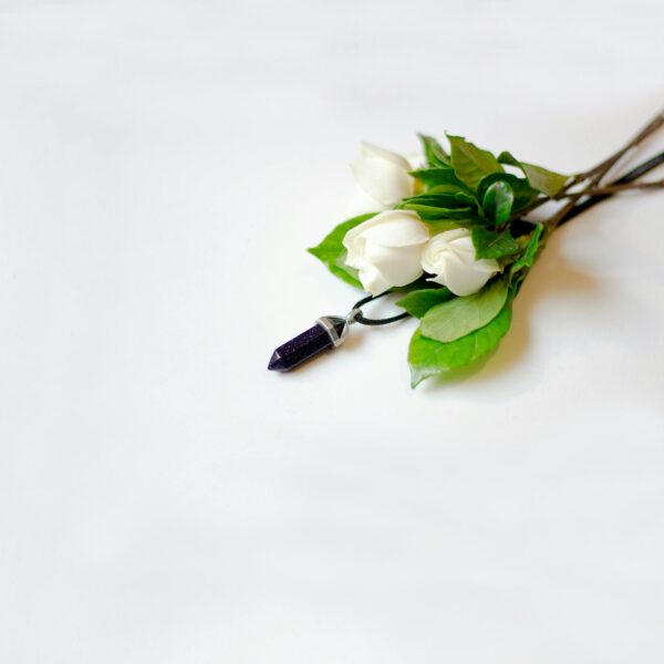 dije de cuarzo negro